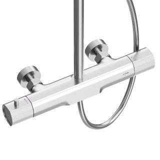 Душевая стойка Kohr Thermostatic Sun 1WN180304CP-0000A с термостатом хром